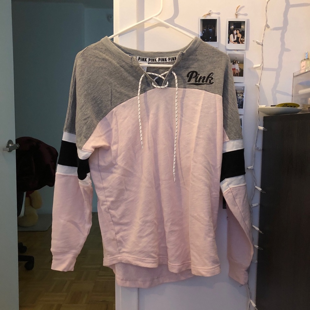 victoria’s secret sweater tie up